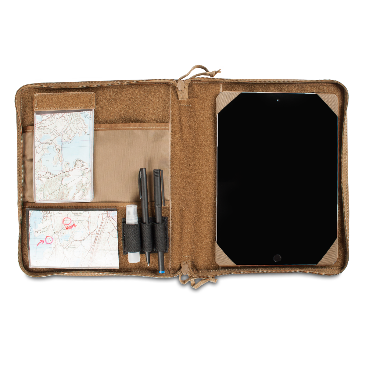 Military iPad/Tablet Cover System w/ Corner Holders – Tactical Notebook  Covers