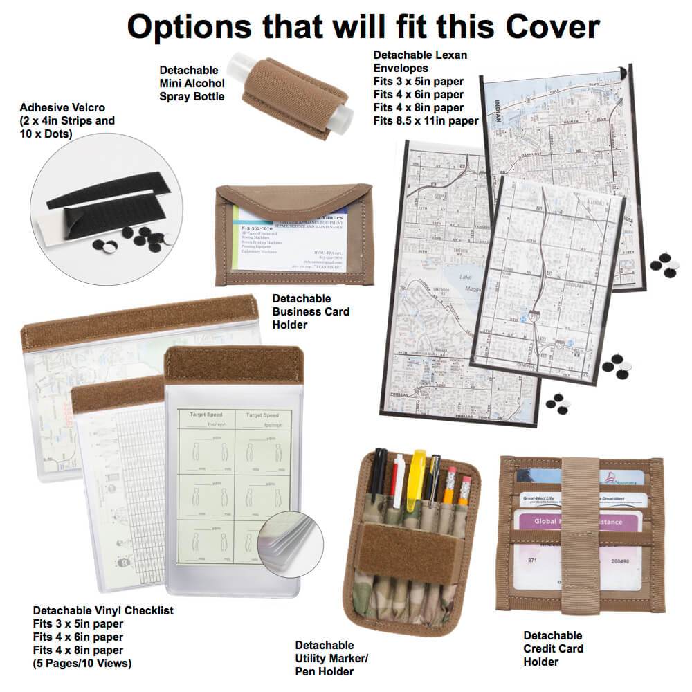 Tactical Admin Notebook Cover System WITH Map Case – Tactical Notebook ...