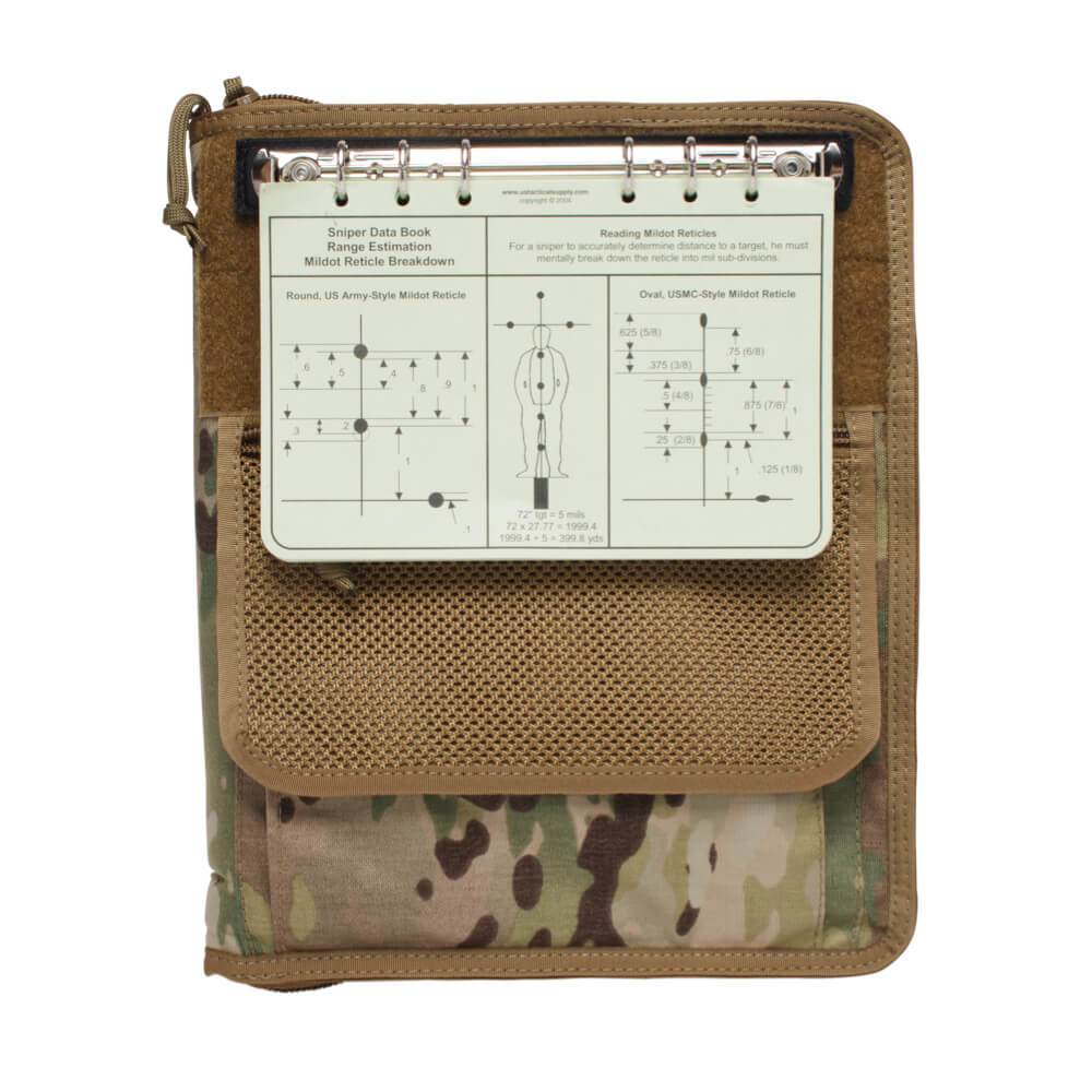 Military iPad/Tablet Cover System w/ Corner Holders Tactical Notebook